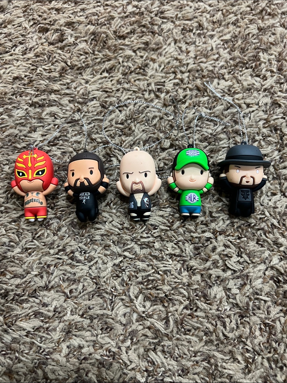 5 WWE Hallmark 2022 holiday ornaments